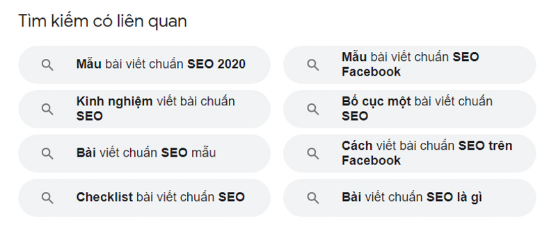 google gợi ý từ khóa