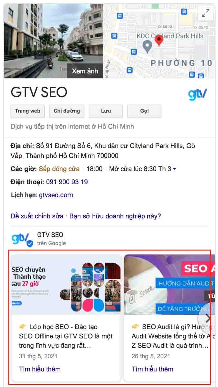 mẫu google post