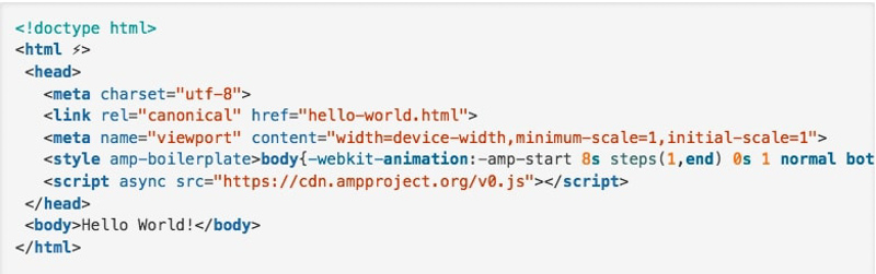 amp html đơn giản - amp là gì