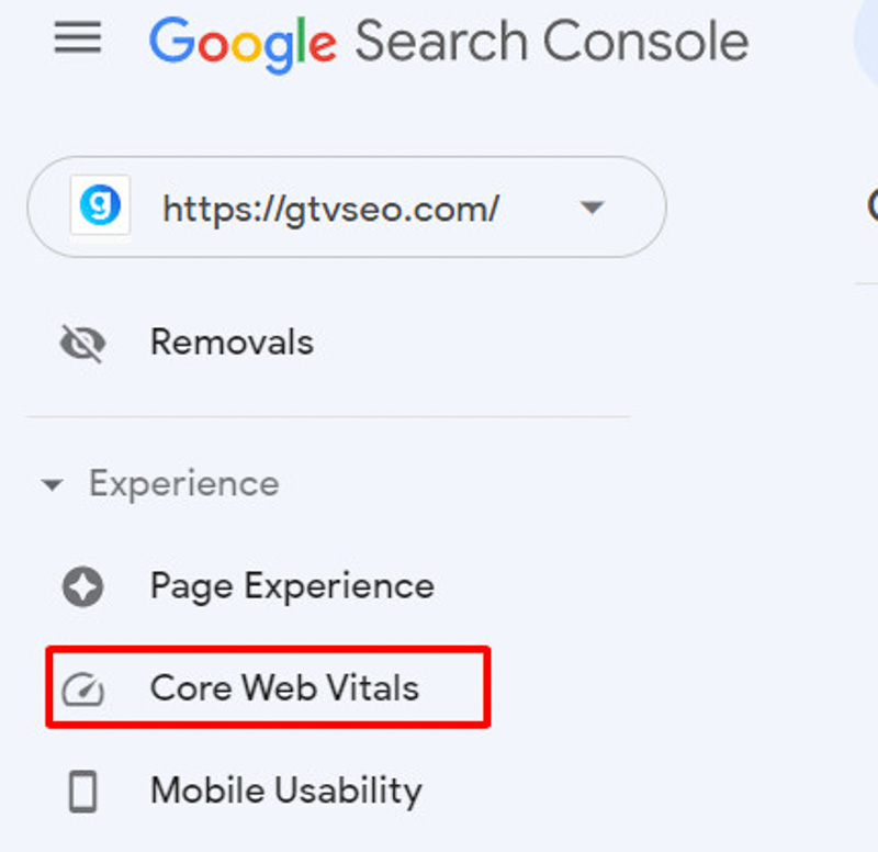 Core Web Vitals qua Google Search Consle