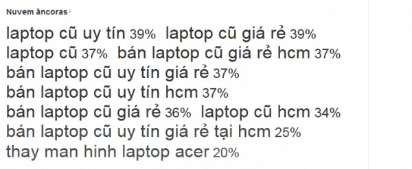 tối ưu hóa quá liều anchor text là một sai lầm seo nghiêm trọng