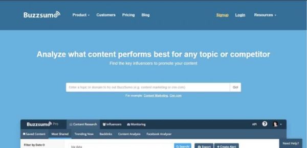 buzzsumo blog comment