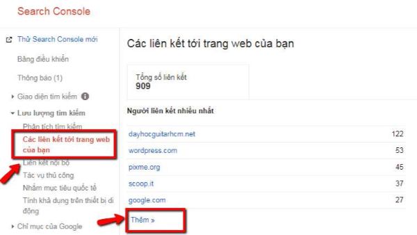 cách lấy danh sách backlink