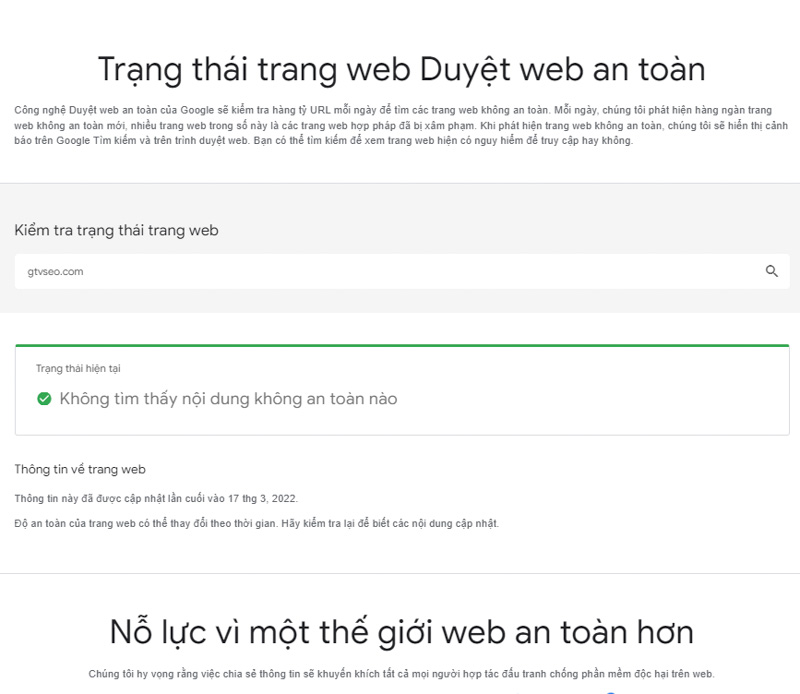 Kiểm tra xem website của bạn có trong Blacklist hay không