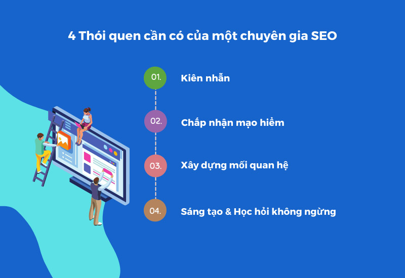 thói quen để hình thành chuyên gia seo 