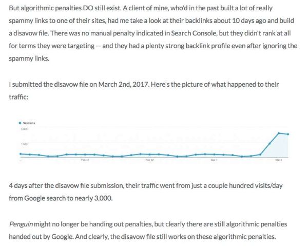 Michael Cottam disavow backlink - disavow